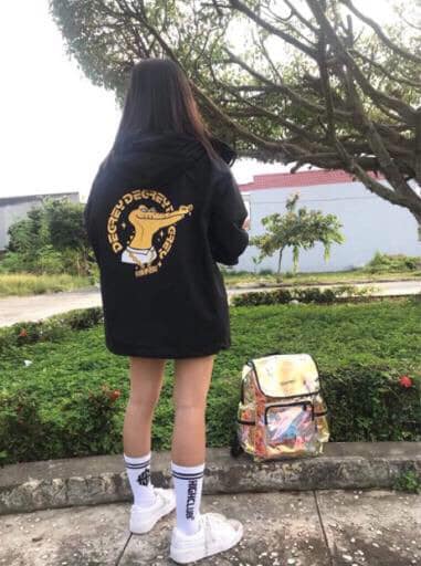 Áo khoác dù cặp đôi in hình CÁ SẤU CON cực hot