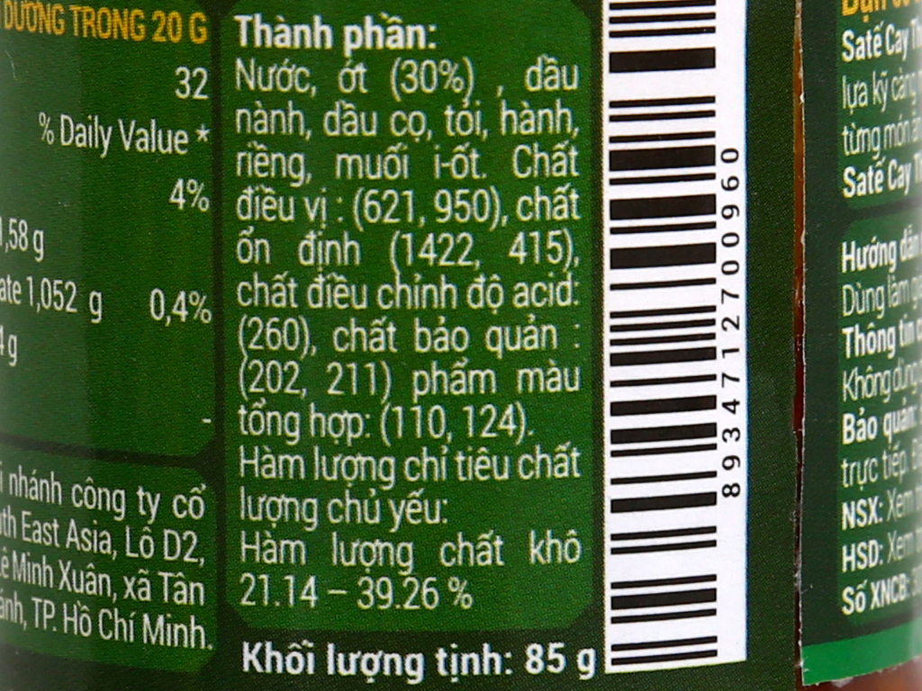 Sa Tế Cay Thuận Phát Hủ 85g