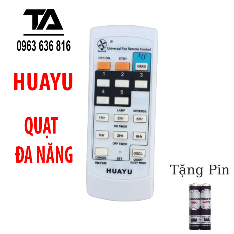 ✔ Điều khiển quạt đa năng các dòng quạt cây đứng - treo tường - trần các hãng