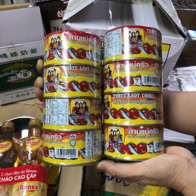 Lốc 4 cá hộp 3 cô gái Thái Lan