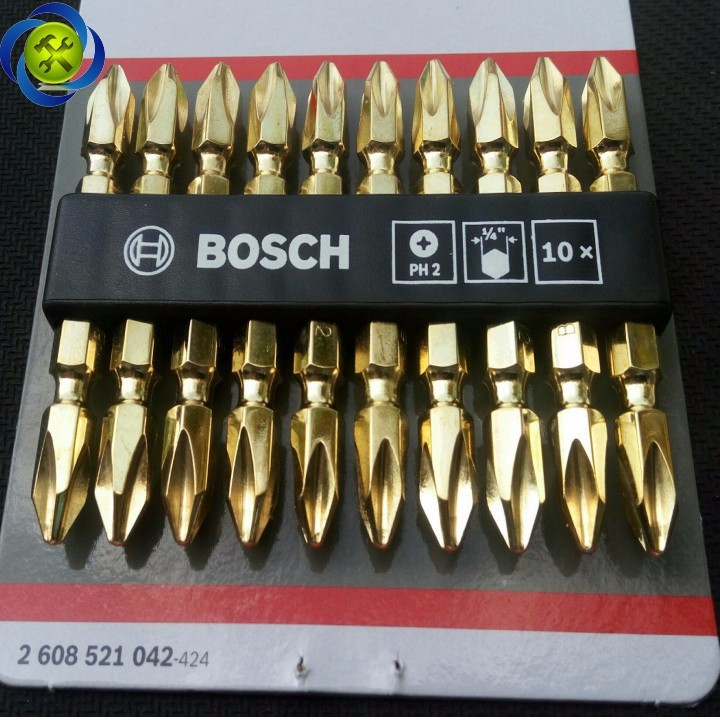 Mũi vặn vít PH2 dài 65mm Bosch 2608521042
