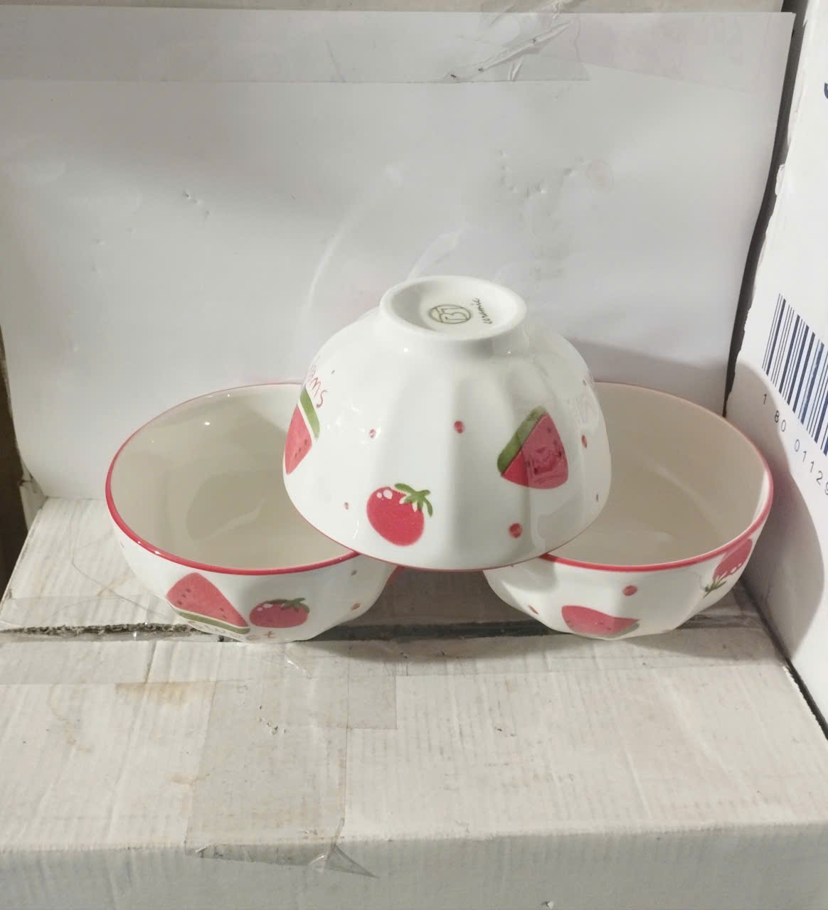 Combo 10 cái hoặc 5 cái chén sứ hoa xanh 11.5cm - bông 79