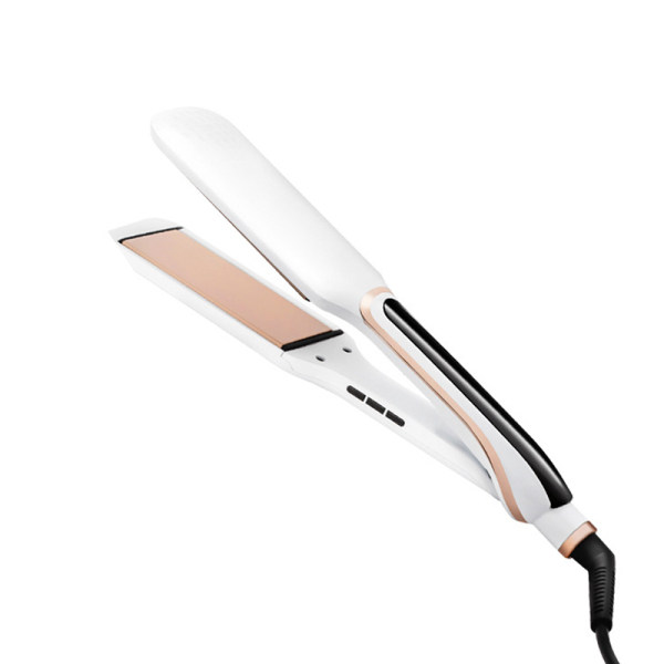 Professional Ceramic Wide Plate Hair Straightener Fast Heating Flat Iron Dual Voltag Floating Styling Tools EU Plug cao cấp