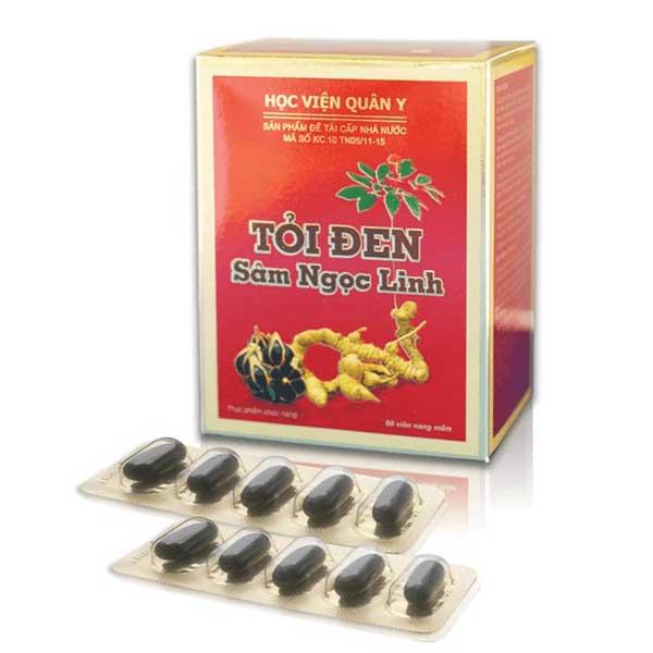 Tỏi đen Sâm Ngọc Linh Học Viện Quân Y Chính Hãng - Bồi bổ sức khỏe , hỗ trợ bnh tiểu đường , gan nhiễm mỡ , mỡ máu ,chống oxy hóa , lão hóa .