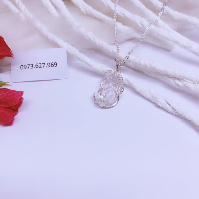 DÂY CHUYỀN TỲ HƯU PHONG THUỶ ĐỦ MÀU - TRANG SỨC BẠC TNJ CAM KẾT HÀNG CHUẨN ẢNH, CHẤT LƯỢNG TỐT, PHỤC VỤ TẬN TÌNH, CHU ĐÁO