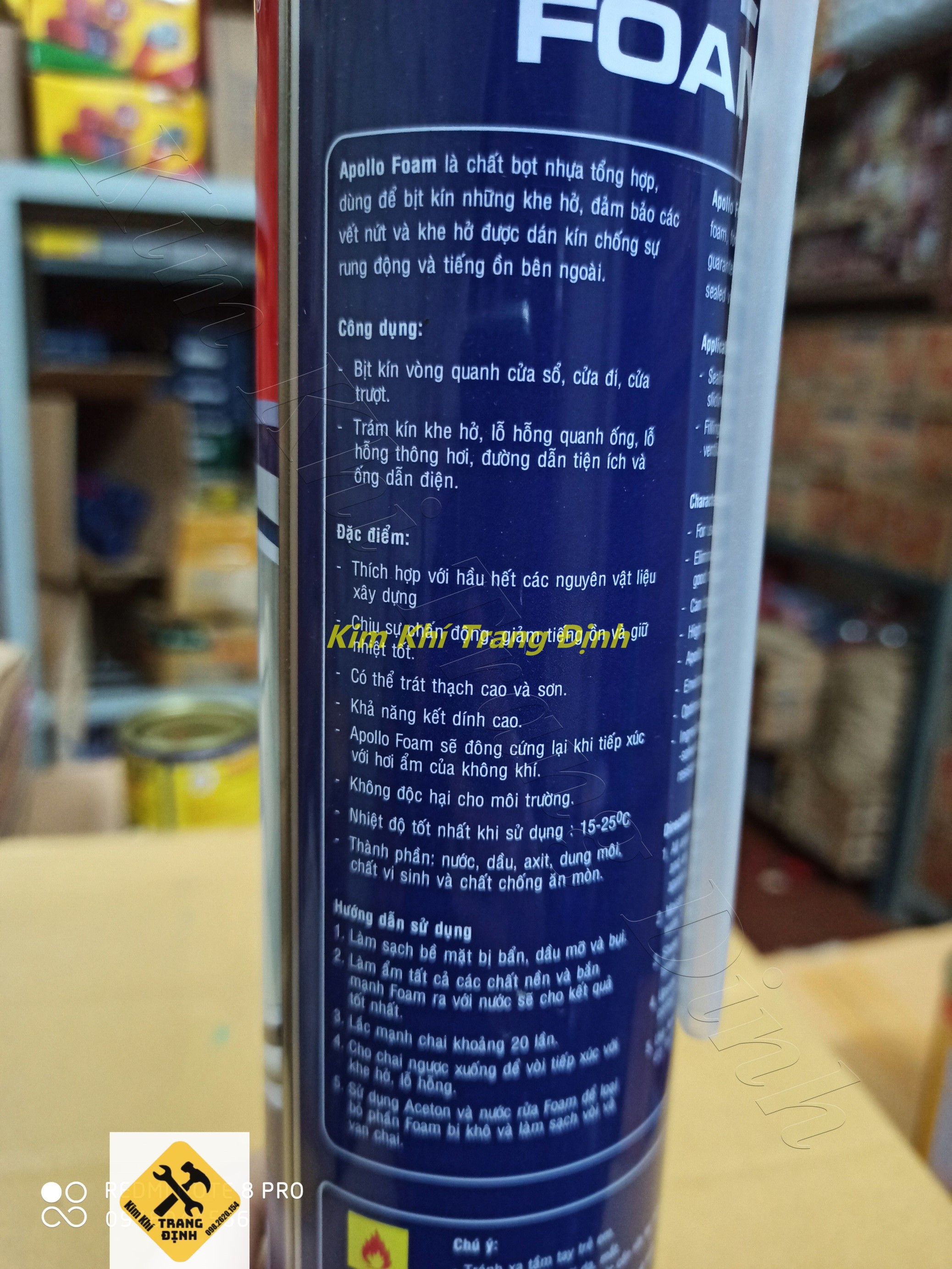 Keo Bọt Trương Nở Apollo
