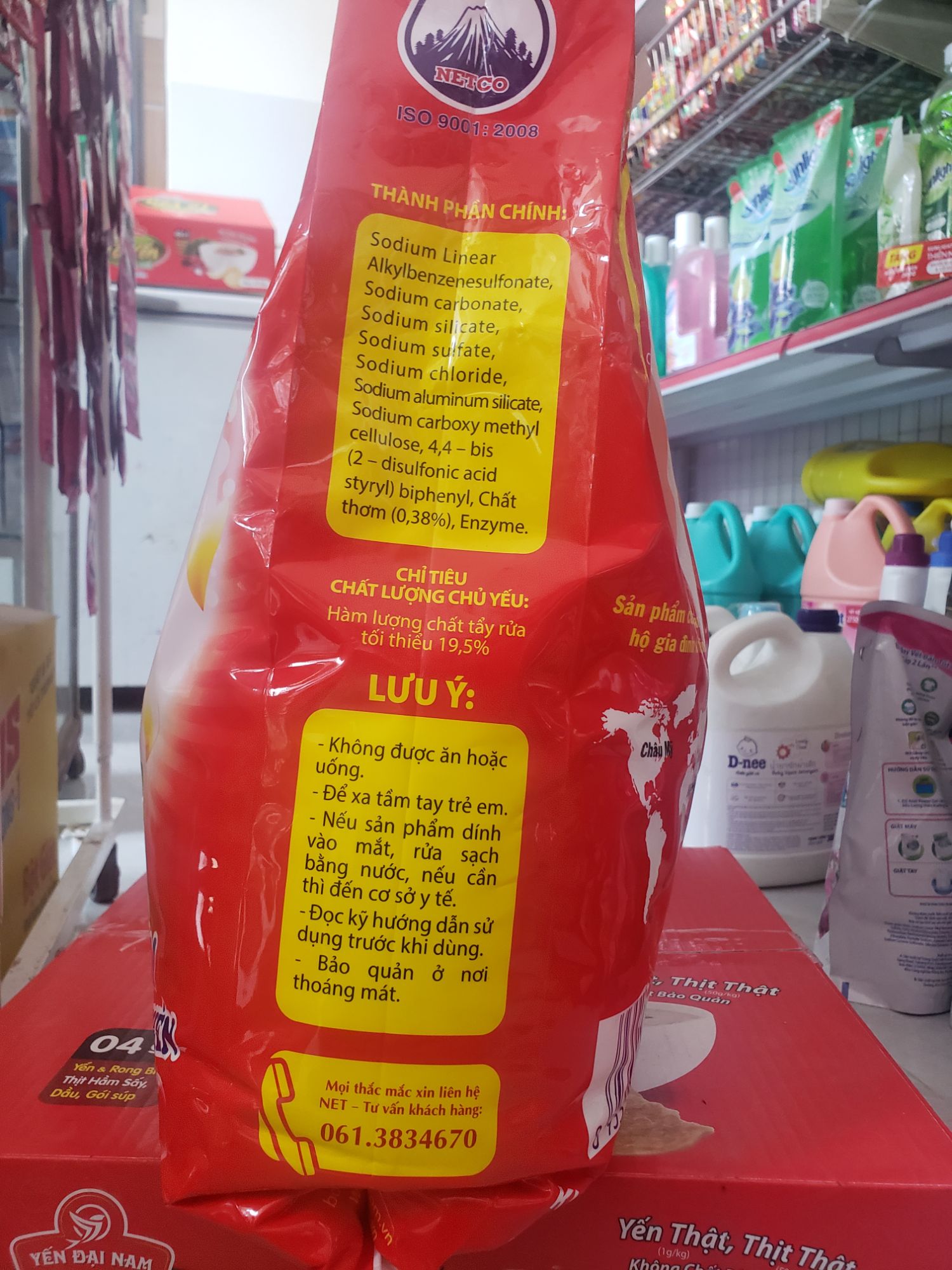 [HCM]Bột giặt NET hương hoa sứ 6kg