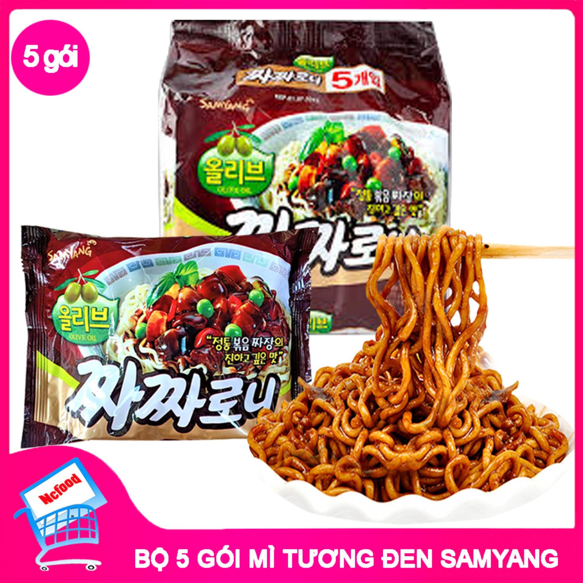 Mì Tương Đen Hàn Quốc Samyang 200gr ( Lốc 5 Gói) (NCFOODVN)