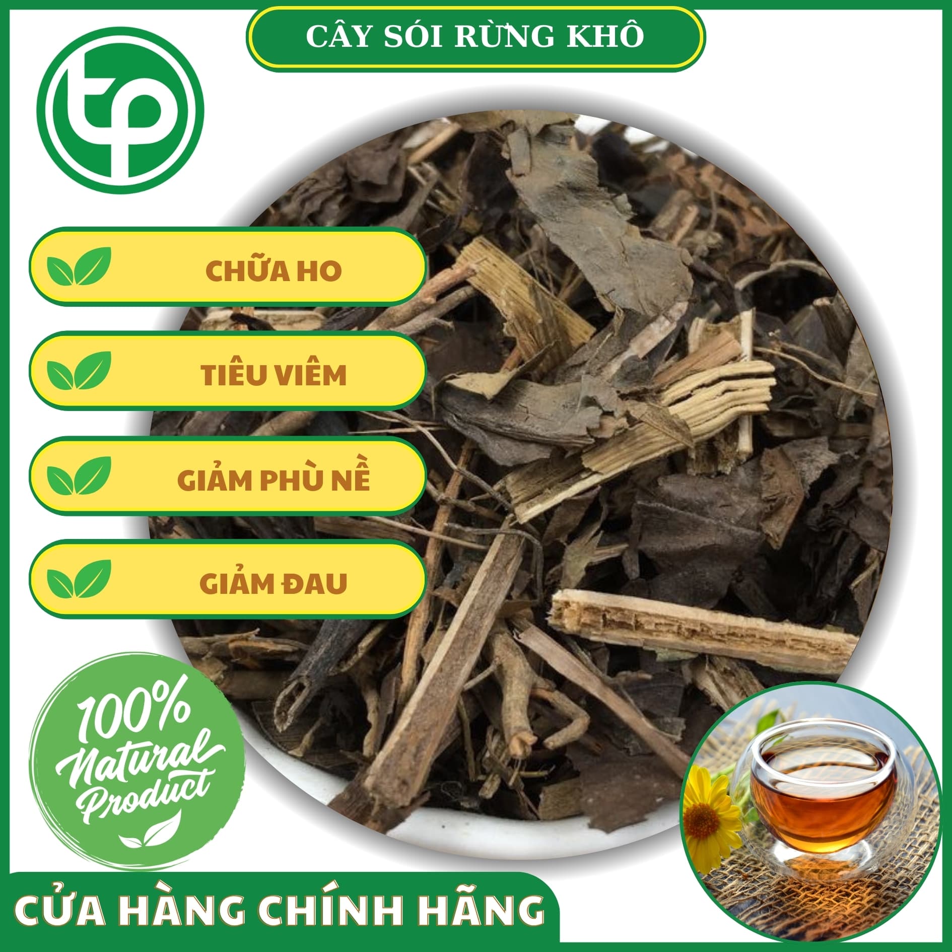 Cây sói rừng khô 1kg - tấn phát