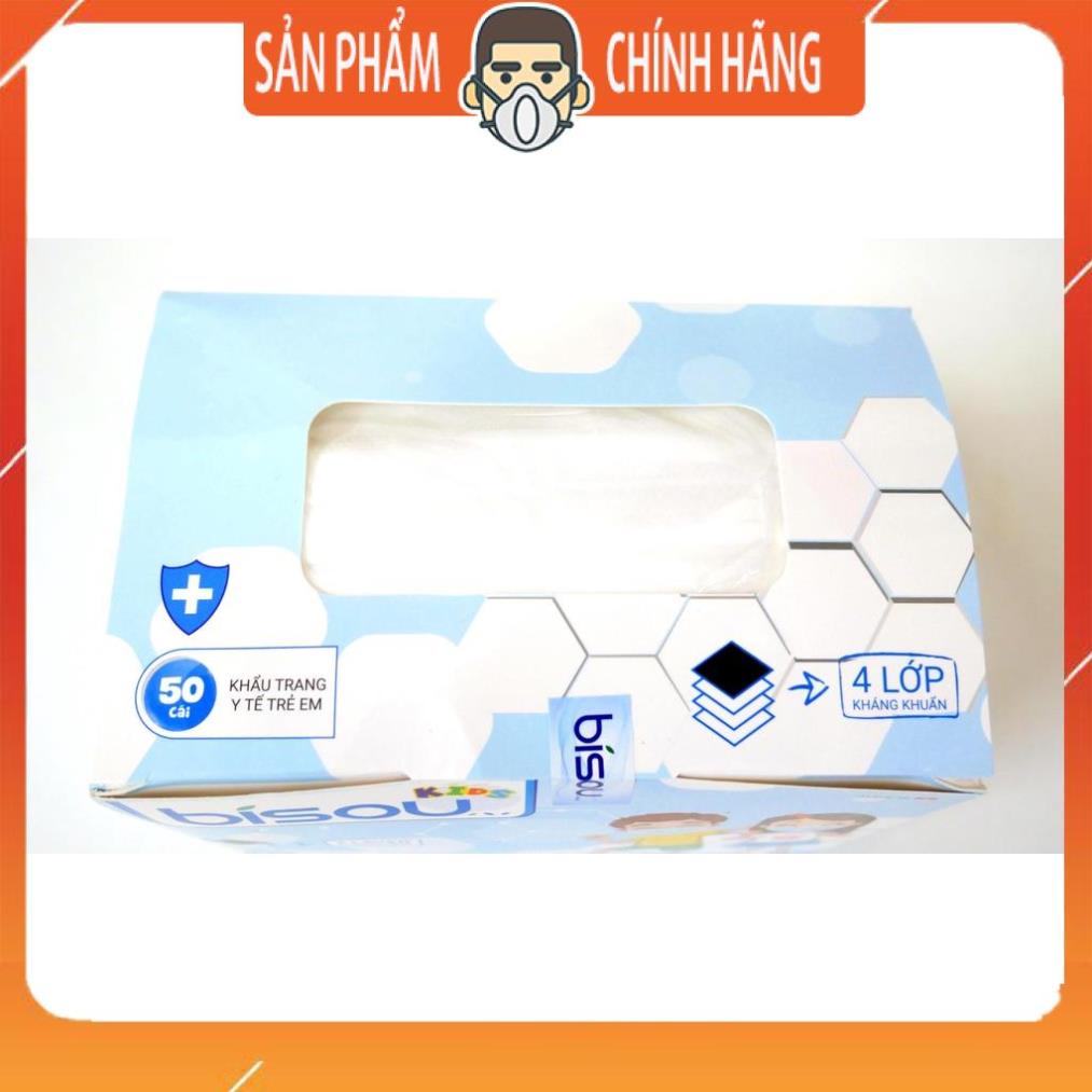 Khẩu trang Bisou cho bé từ 6 tháng đến 10 tuổi