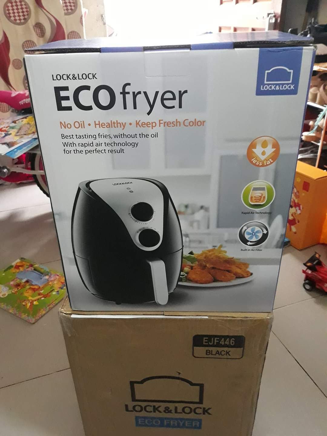 Nồi chiên không dầu lock&lock 3.5 lít EJF446