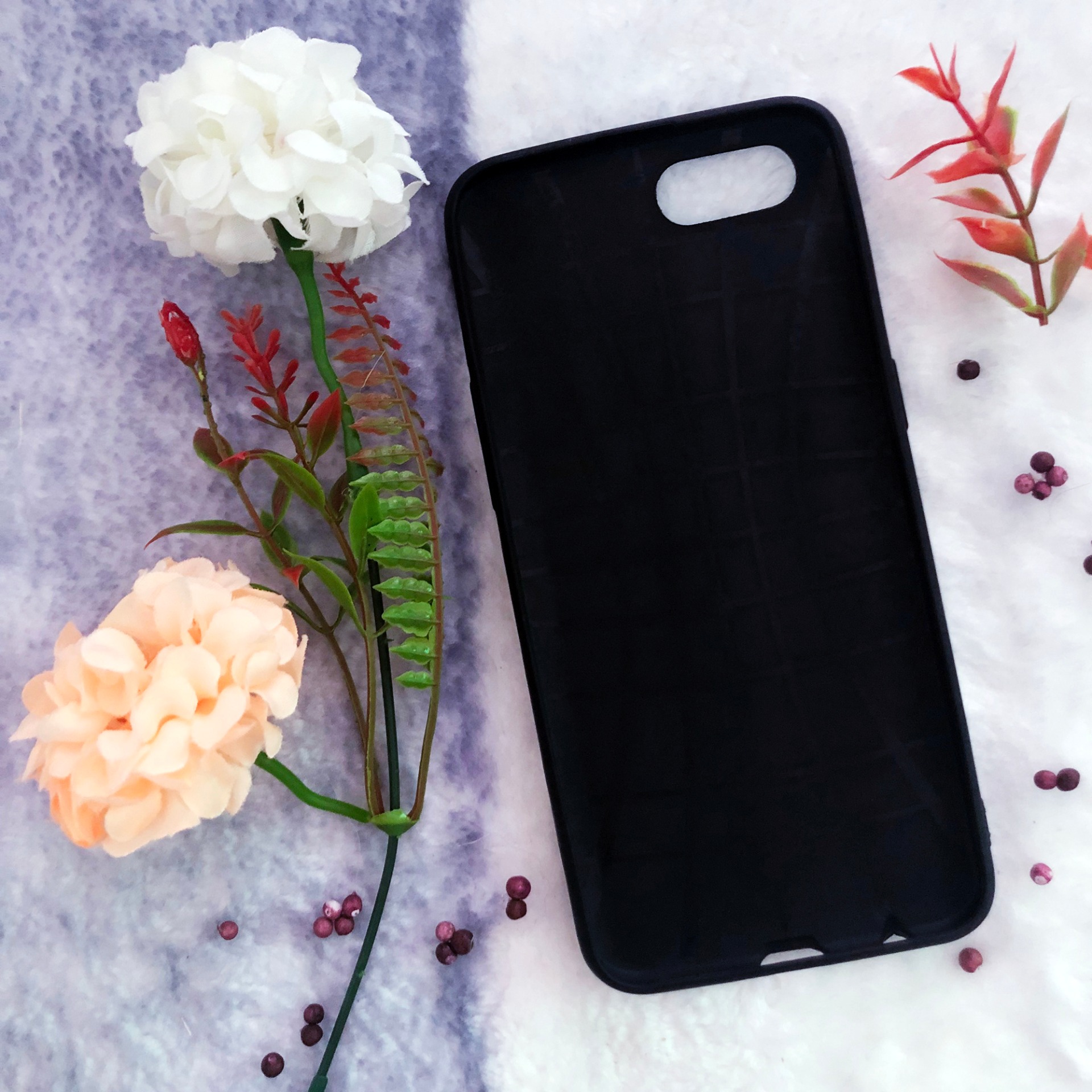 [Nhiều Mẫu] Ốp lưng dẻo Oppo A1K (Thân đen - in hình siêu cute)