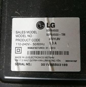 Bo mạch LG Plasma 50PA4500