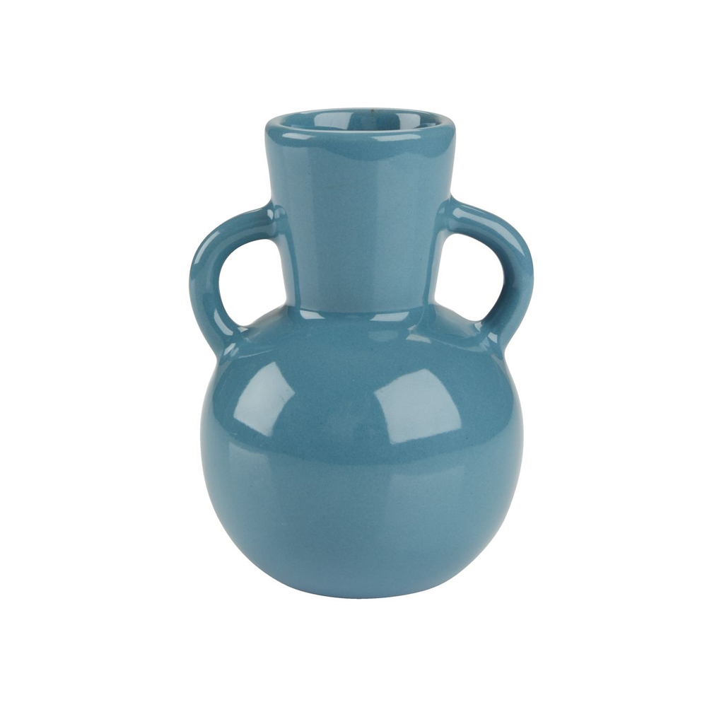 Lọ hoa | JYSK Vilhelm | gốm | xanh | DK9xC12cm
