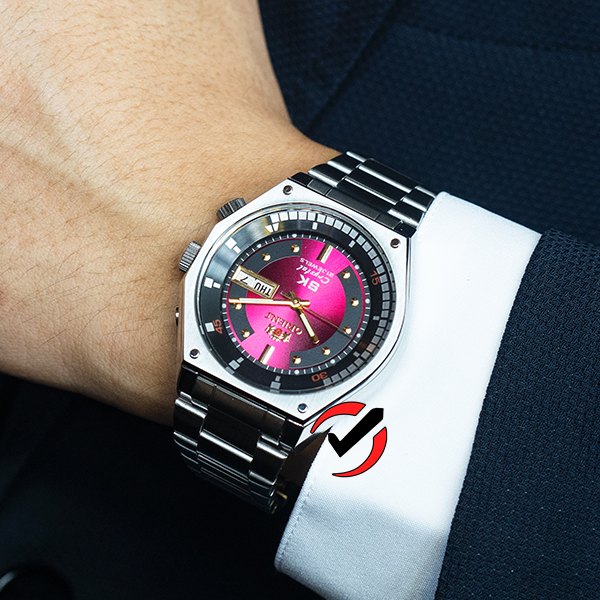 Đồng Hồ Cơ Nam SK Mặt Lửa Cao Cấp Chống Nước Chống Xước Automatic