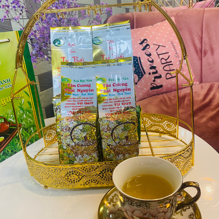 Trà xanh hảo hạng  Tư Quý( combo 2 gói 100g)