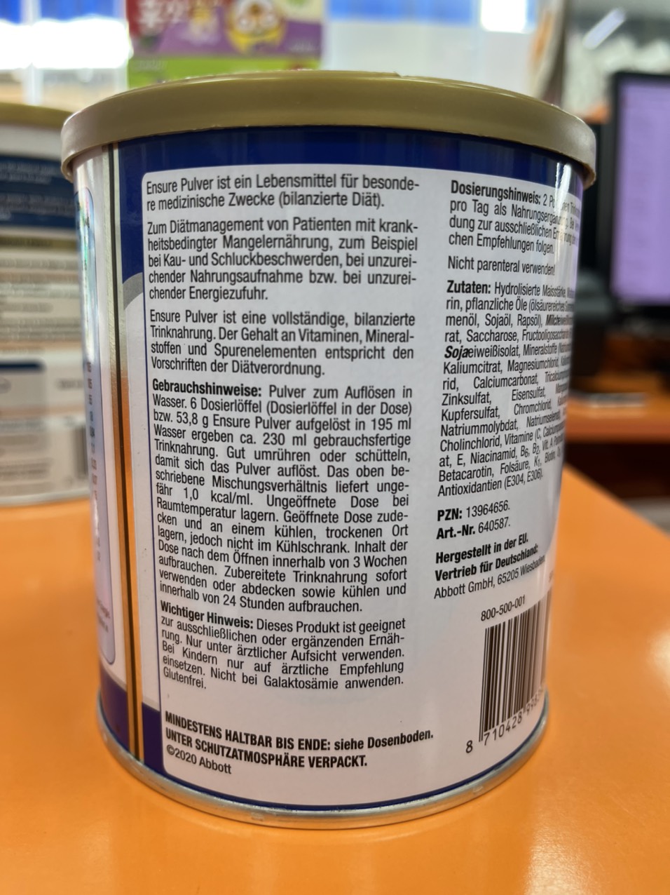 Ensure Đức 400g Vanille
