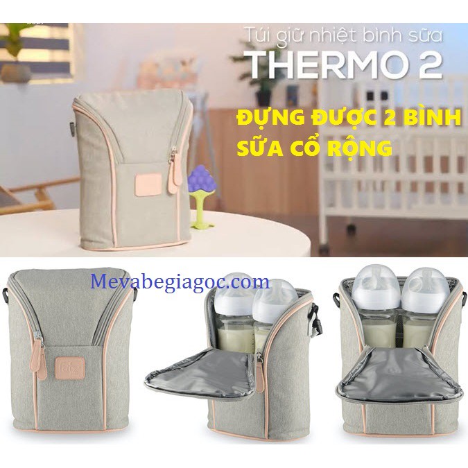 Túi giữ nhiệt bình sữa đơn hoặc đôi Fatz FatzBaby