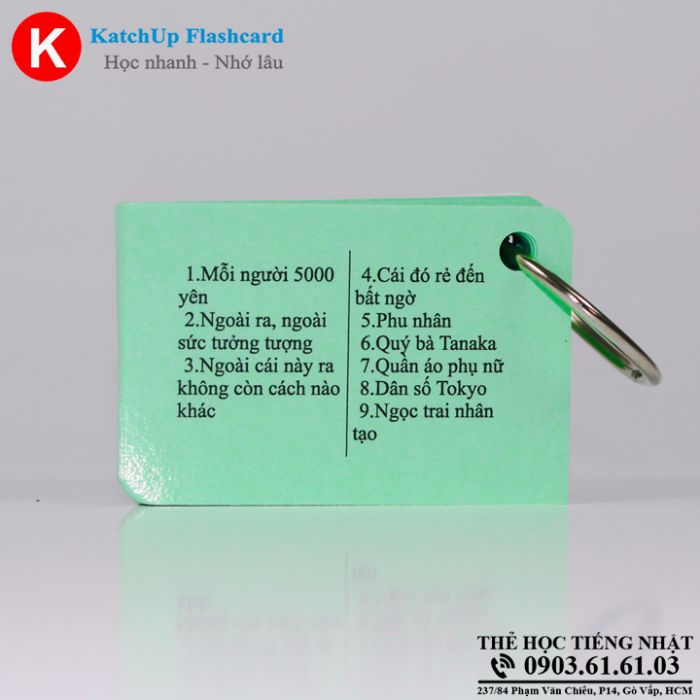 [HCM] Flashcard Từ Vựng N3 (Soumatome N3) – high quality