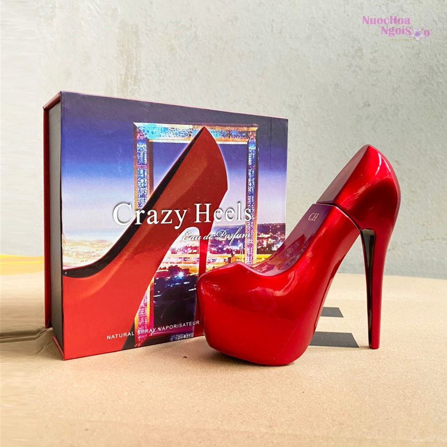 Nước hoa dầu thơm nữ Giai Điệu Tình Yêu Crazy Heels  Eau de Perfume 100ml (mẫu đẹp tiện làm Quà biếu tặng sinh nhật tình nhân)