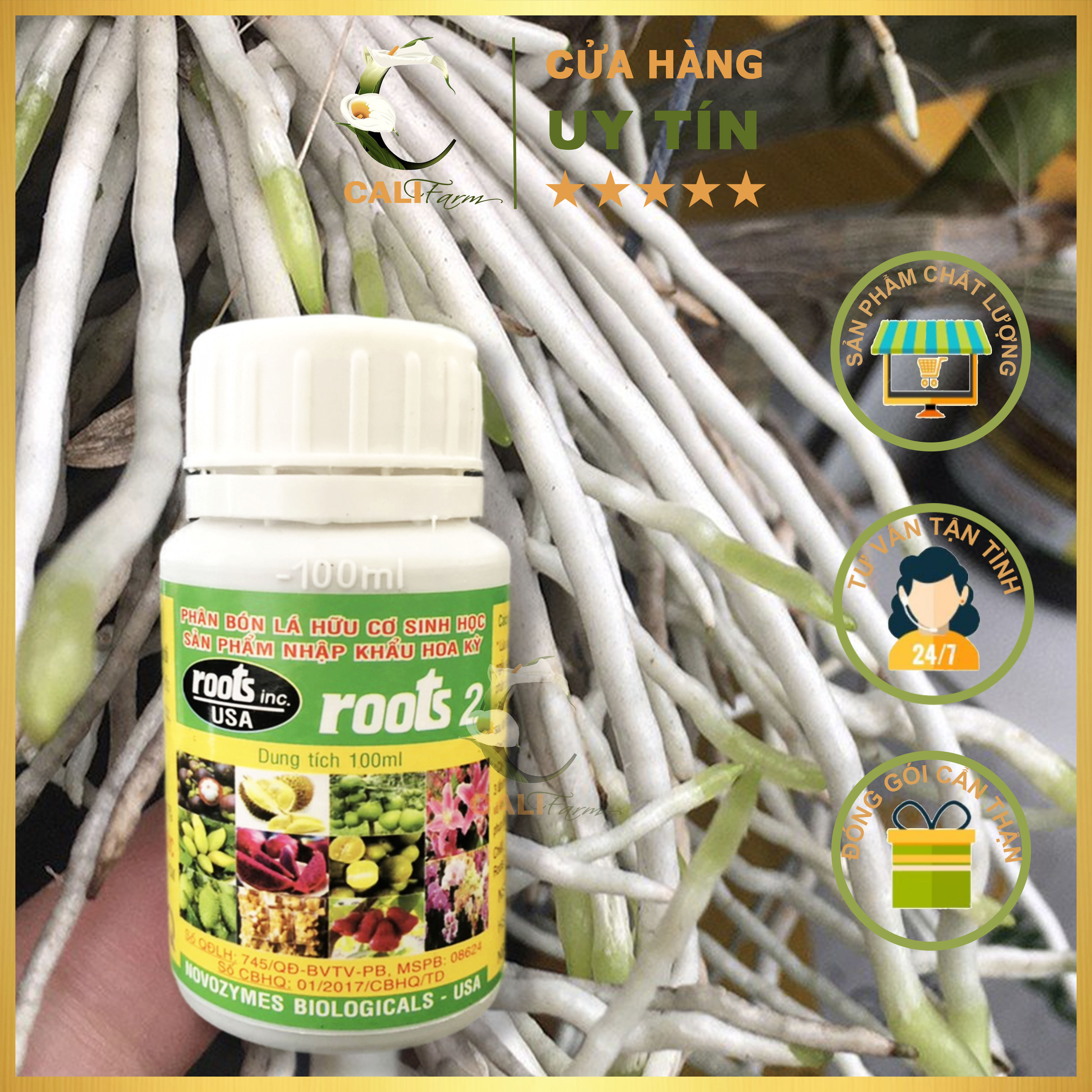Phân bón lá cao cấp Roots 2 100ml