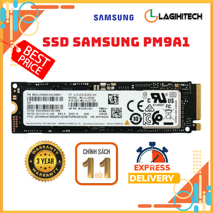  c ng ssd samsung pm9a1 256gb nvme m 2 pcie gen4x4 mz vl22560 mixasale