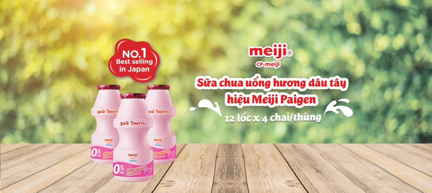 SỮA CHUA MEIJI Nhật Bản LỐC 4 CHAI