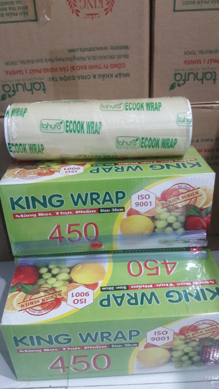 [HCM]MÀNG BỌC THỰC PHẨM CUỘN K450 - LÕI MÀNG BỌC THỰC PHẨM (KHÔNG HỘP GIÁ ĐỠ DAO CẮT)