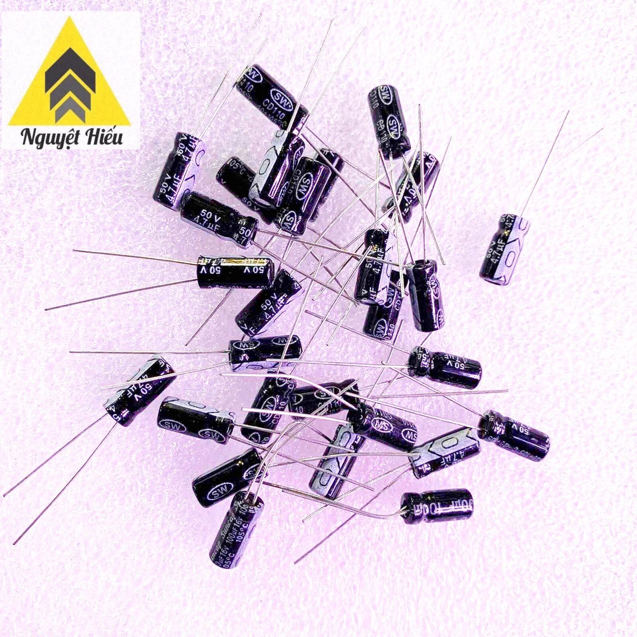 20 con tụ hoá 4.7uf-50v