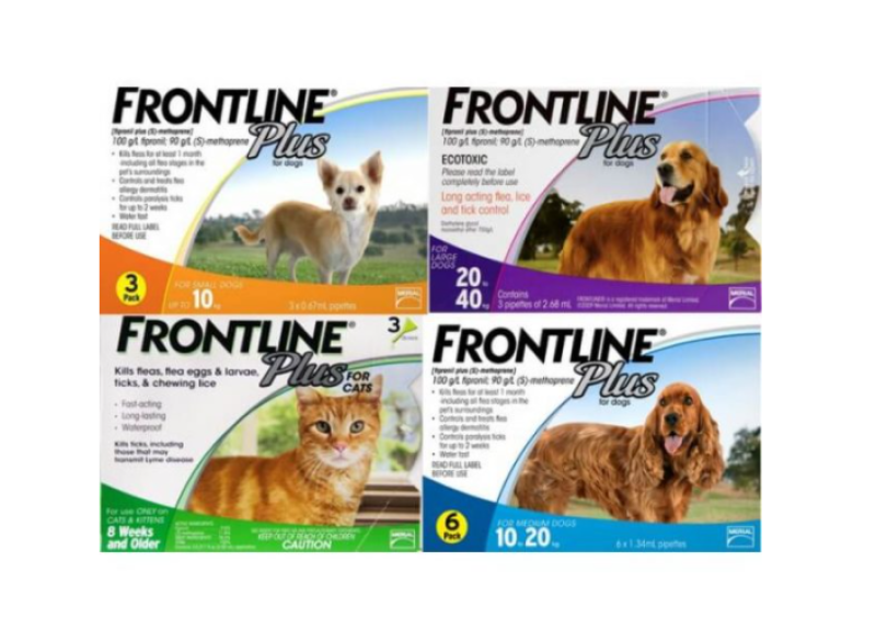 Thuốc trị ve chó mèo frontline plus