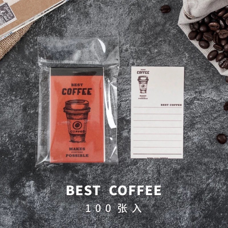 [COFFEE COLLECTION] Set 100 nhãn chủ để cà phê