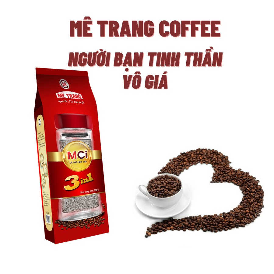 Cà Phê hòa tan sữa 3in1 (MCi) - Mê Trang - túi 500g