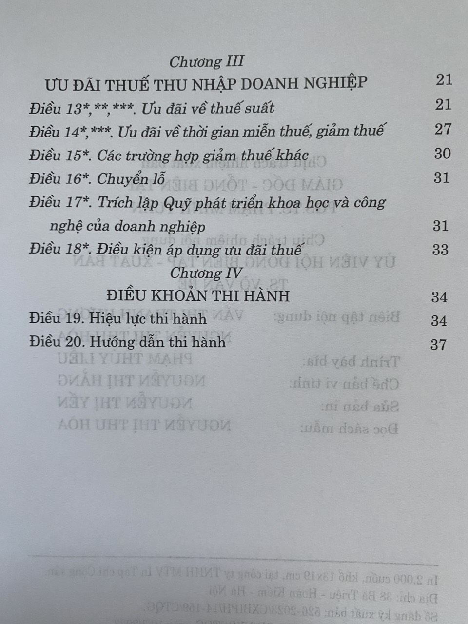 Luật Thuế Thu Nhập Doanh Nghiệp (hiện hành) (sửa đổi, bổ sung năm 2013, 2014, 2020, 2022,2023)
