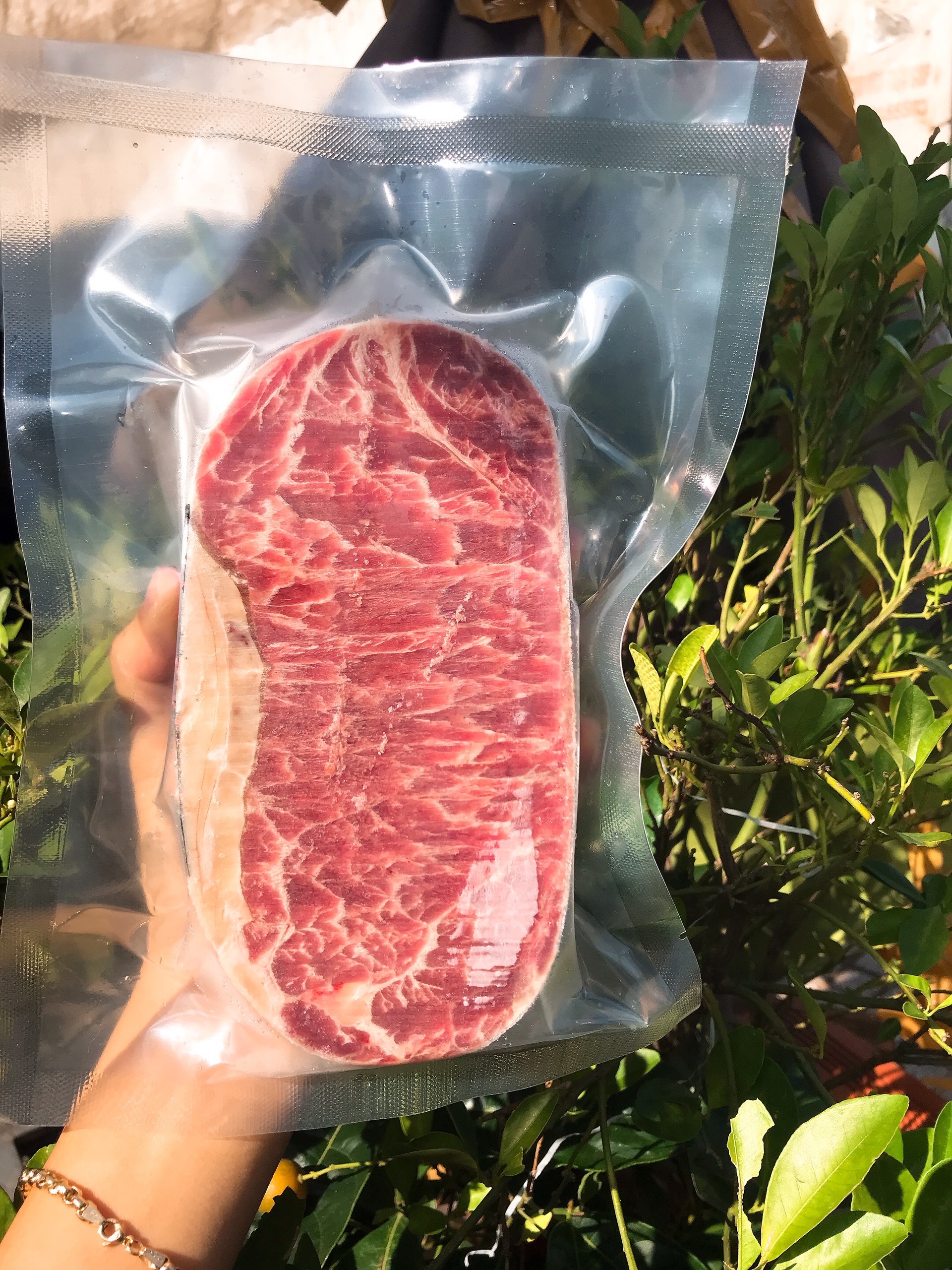 HCM - Bò Hokube Striploin 200gr - Beefsteak cao cấp.