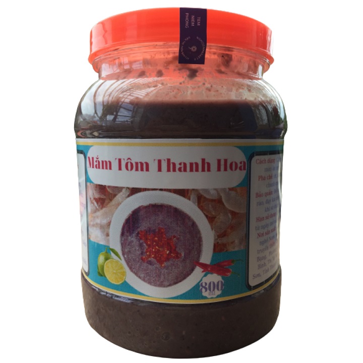 Mắm tôm ngon Thanh Hóa hũ 800gram