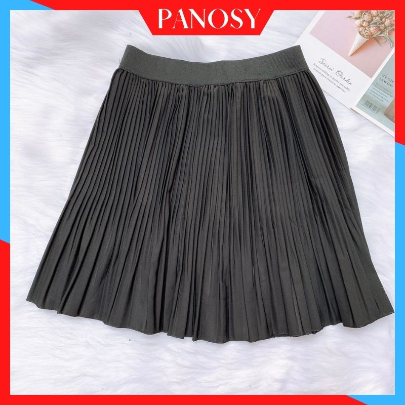 Chân váy xếp ly ngắn xòe đuôi cá sang chảnh chất vải cao cấp - CV306