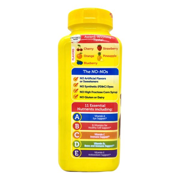 Kẹo dẻo vitamin tổng hợp L'il Critters Gummy Vites hộp 300 viên bổ sung vitamin A, B, C, D E từ trái cây Mỹ quatangme.com.vn