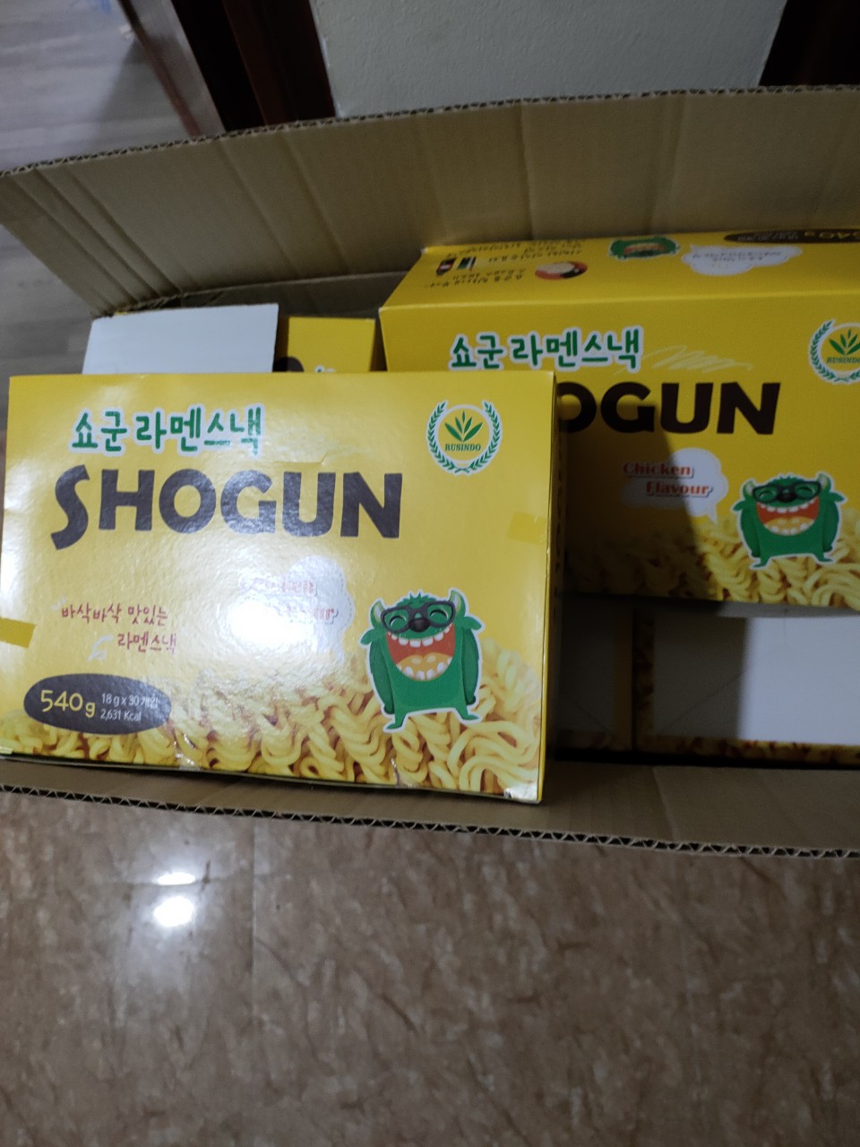 Mỳ tôm trẻ em ăn liền SHOGUN vị gà