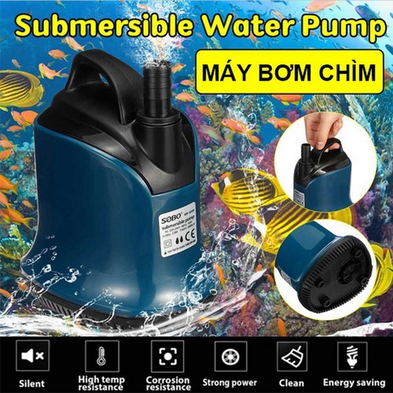 Máy bơm chìm hút đáy 55W 4500L SOBO WP 500D