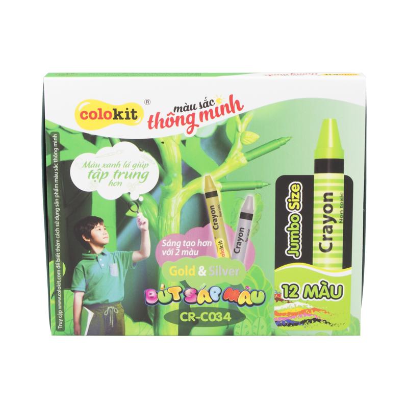 Bút sáp màu Jumbo Colokit CR-C034