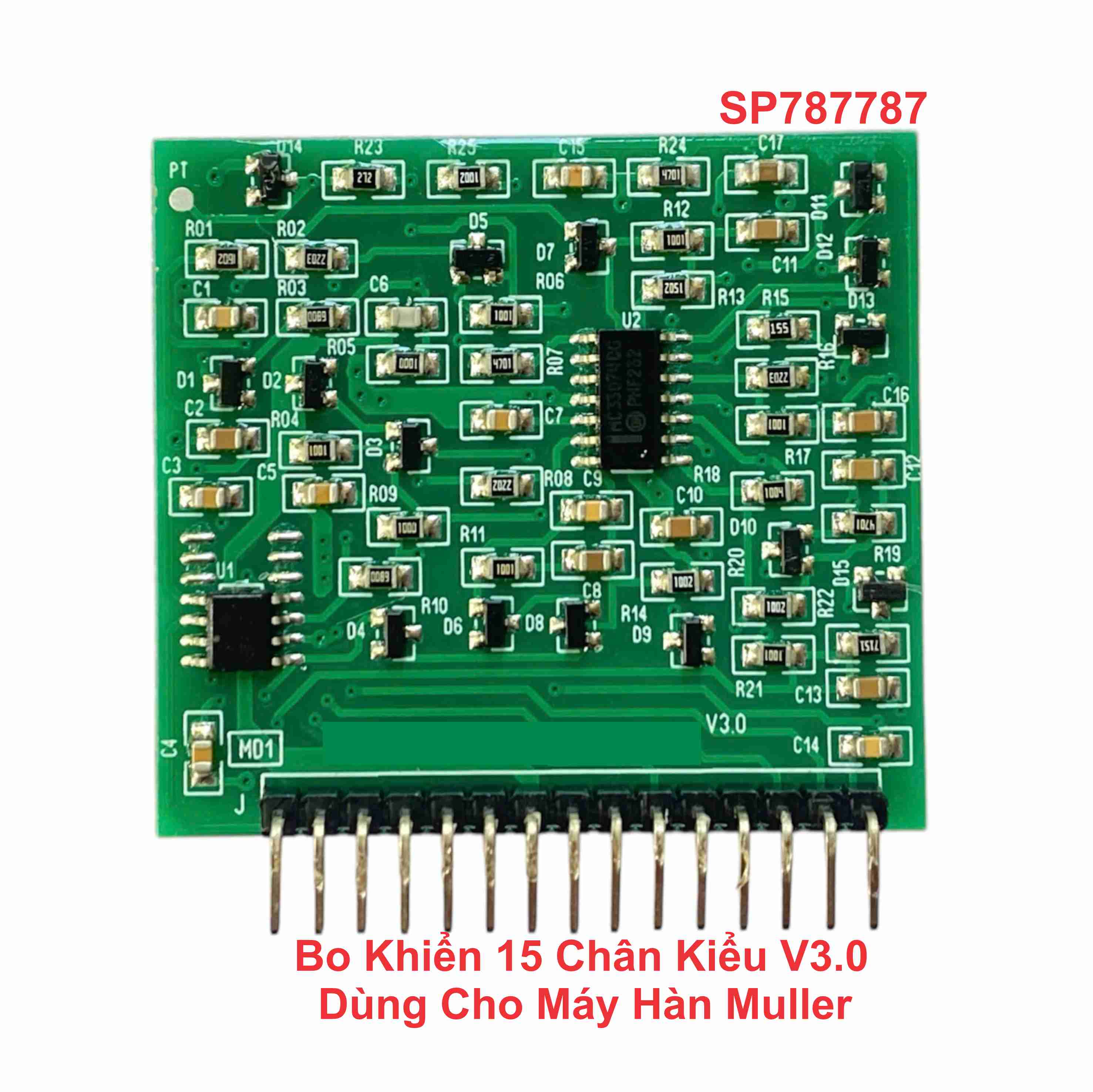 Bo Khiển 15 Chân Kiểu V3.0 Dùng Cho Máy Hàn Muller