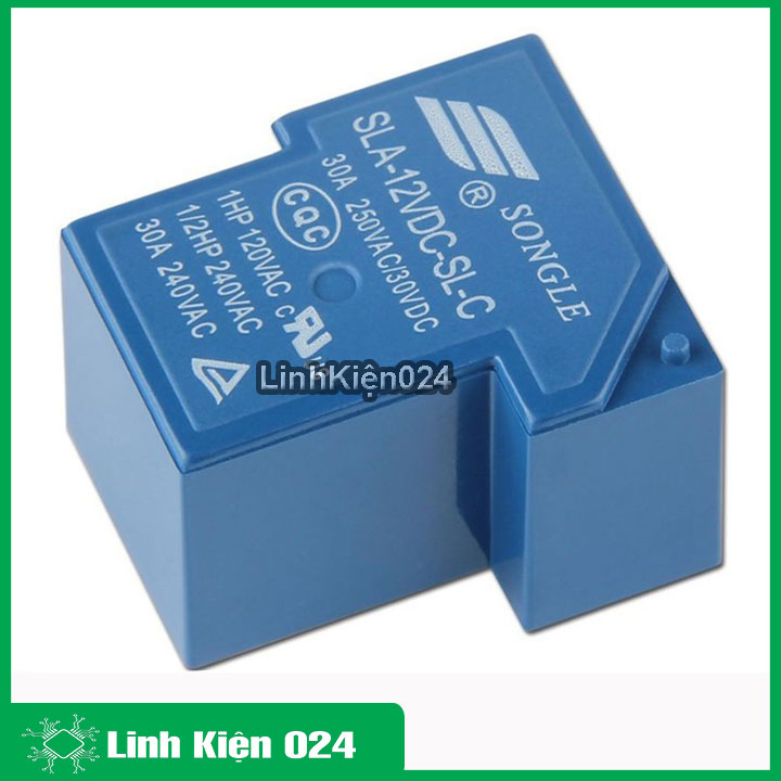 Relay songle SLA 30a - 24v 4 chân