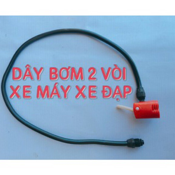 Bơm xe đạp, xe máy cầm tay tiện dụng
