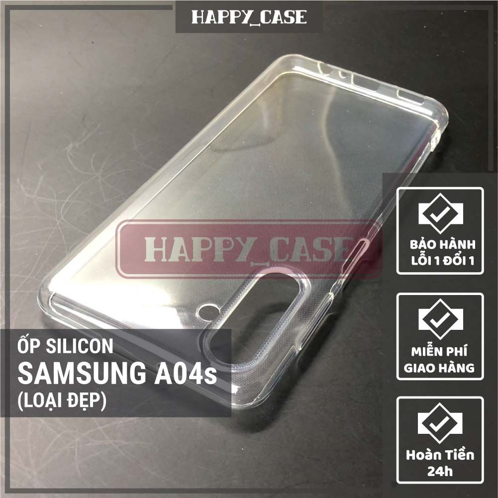Ốp Điện Thoại Samsung A04s (LOẠI ĐẸP) Thin Transparent Silicon