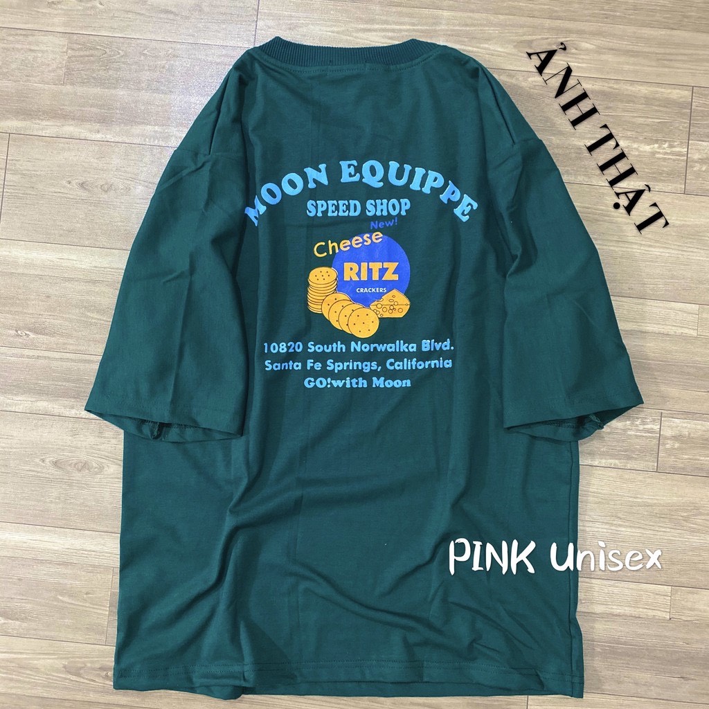 [HCM][ FULL SIZE + ẢNH THẬT ] Áo thun tay lỡ MOON CHEESE Unisex