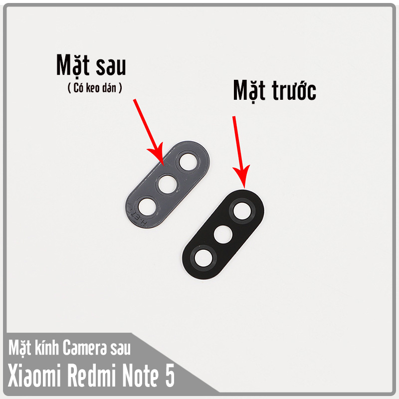 Mặt kính thay thế camera sau cho Xiaomi Redmi Note 5 - Note 5 Pro