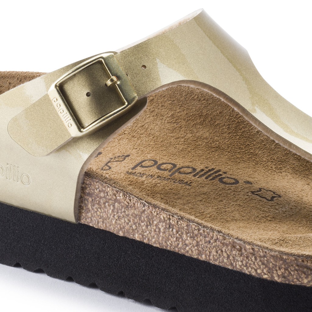 Birkenstocks Gizeh Papilio 1015875 GOLD Lazada