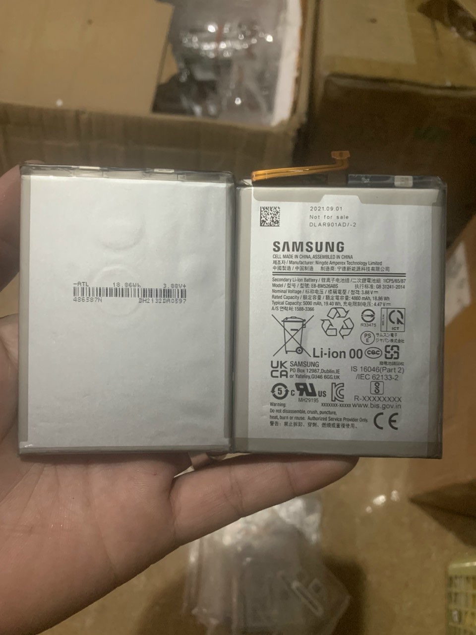 Pin thay thế cho máy samsung galaxy a23/m33/a73/m23/m52/m53/eb-bm526abs