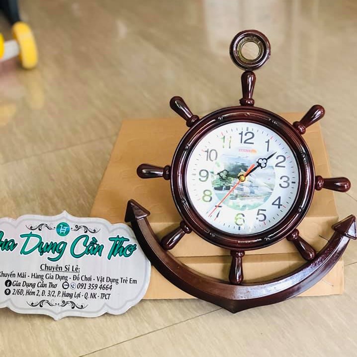 Đồng hồ treo tường mỏ neo (Cái)