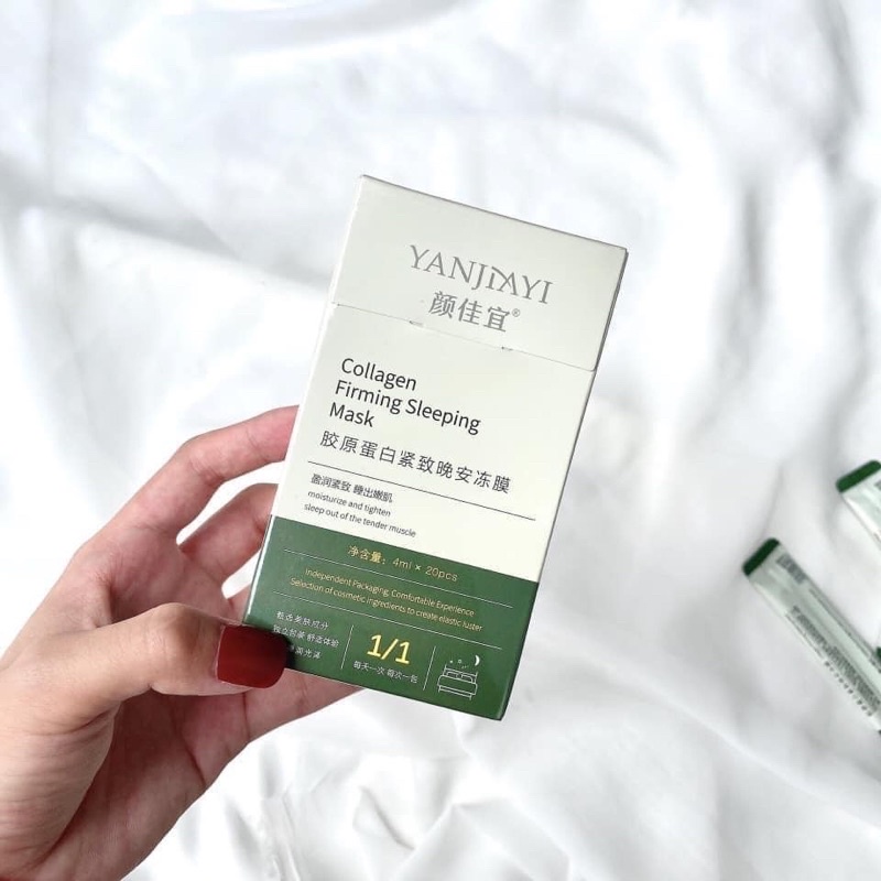 10 gói mặt nạ ngủ thạch colagen